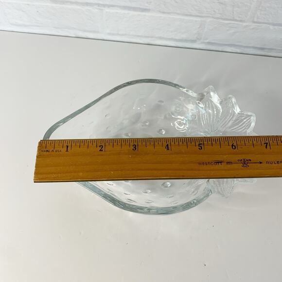 Mikasa Studio Nova Strawberry Delight Glass Candy Fruit Bowl Trinket Dish - Picture 5 of 7